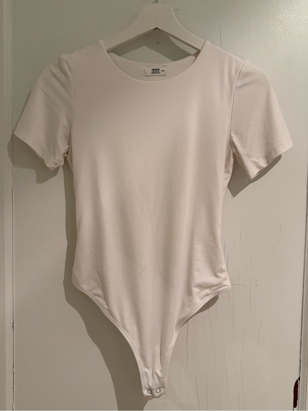 Ardene Cream Short Sleeve Bodysuit